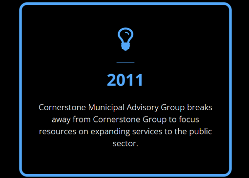 2011 Cornerstone Municipal Advisory Group